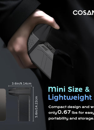 130000 RPM High-Speed Jet Hair Dryer - Turbo-Charged, Portable, Wireless, Rechargeable, and Compact Design - Perfect for Car, Computer, Keyboard, and Lens Drying with Convenient Type-C Rechargeable Feature - Riparo82