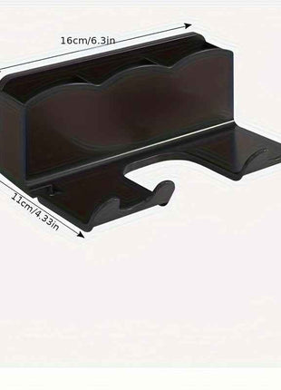 Space-Saving Wall-Mounted Hair Dryer Holder - Hands-Free, Fits Small to Large Dryers, Perfect for Bathroom Organization