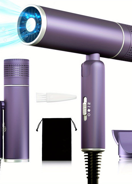 Hair Dryer with Blue Light Hot and Cold Wind, Professional Ion Hair Care Dryer with Diffuser, Gentle and Safe Hair Dryer, gifts for others, birthday gift - Riparo82