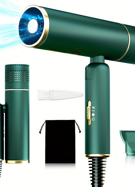 Hair Dryer with Blue Light Hot and Cold Wind, Professional Ion Hair Care Dryer with Diffuser, Gentle and Safe Hair Dryer, gifts for others, birthday gift - Riparo82