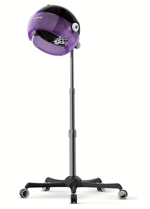 1875W Professional Ionic Hooded Hair Dryer - Fast Drying, Salon-Quality Results, Reduce Frizz and Damage, Advanced Ionic Technology, Cool Shot Button, Concentrator Attachment, Lightweight and Portable Design for Easy Styling - Riparo82