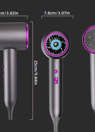 Electric Hair Dryer, Household High-power Negative Ion Hair Care Hot And Cold Air Speed Dry Hair Dryer, Easy To Carry