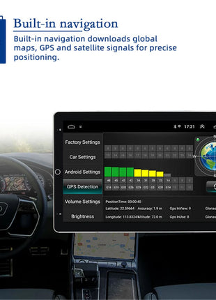 Universal 2 Din Tesla Autoradio 2 din Android 14 Rotatable screen Car Stereo Car Radio GPS Navi Car Multimedia Player 10.1 in - Riparo82
