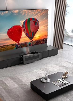 Disheng screen invisible home theater Hisense laser TV integrated cabinet 100 inch special TV - Riparo82