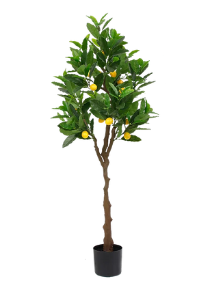 Simulation Green Plant Simulation Lemon Tree Pot Large Green Plant Bonsai Shopping Mall Restaurant Decoration on The Ground