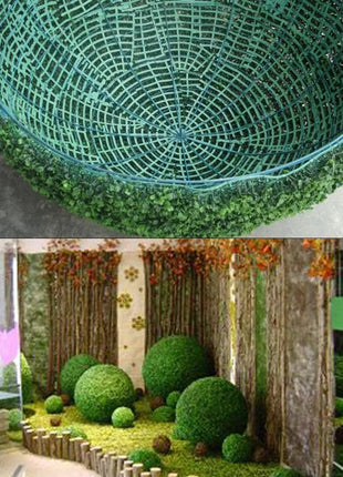 Indoor Or Outdoor Artificial Grass Dome Ball Plants Simulation Leave Grass Ball Eco-friendly green