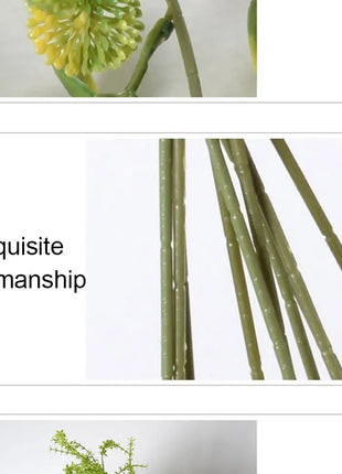 Artificial Fern Plant Branches Real Touch Elegant Greenery Fern Grass Touch Artificial Grass Elegant Fake Plants Wedding Deco