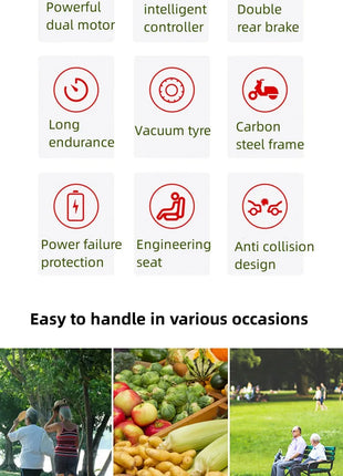 New Cheap In China 4 Wheels Electric Scooter