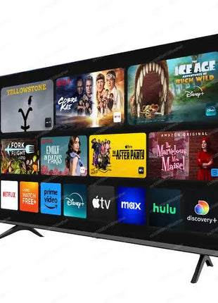 Factory Cheap 32 40 43 50 55 60 65 Inch Smart Android 13 LED TV UHD Flat Screen Television 4K Smart TVs - Riparo82