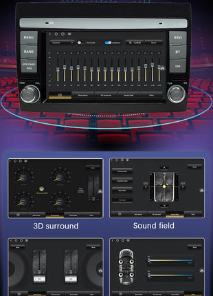 Wireless CarPlay Android 14 Car Radio for For Fiat/Bravo 2007 2008 2009 20102011 2012 AutoRadio Stereo GPS Navigation Multimedia Screen - Riparo82