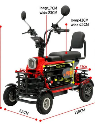 New Cheap In China 4 Wheels Electric Scooter