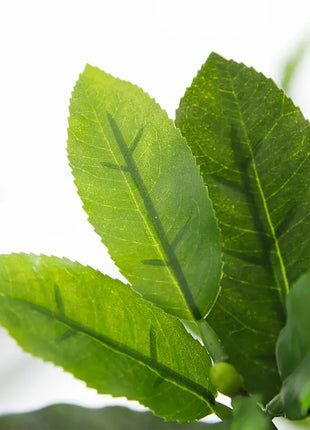 Simulation Green Plant Simulation Lemon Tree Pot Large Green Plant Bonsai Shopping Mall Restaurant Decoration on The Ground