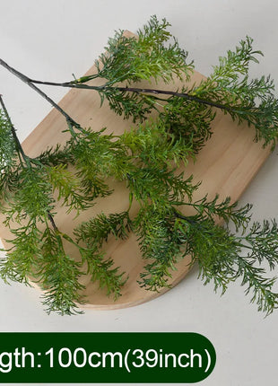 Artificial Fern Plant Branches Real Touch Elegant Greenery Fern Grass Touch Artificial Grass Elegant Fake Plants Wedding Deco