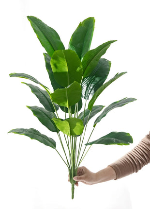1pc Artificial Plants Large Tropical Palm Tree Fake Banana Plants Leaves Real Touch Plastic Monstera For Home Garden Party Decor