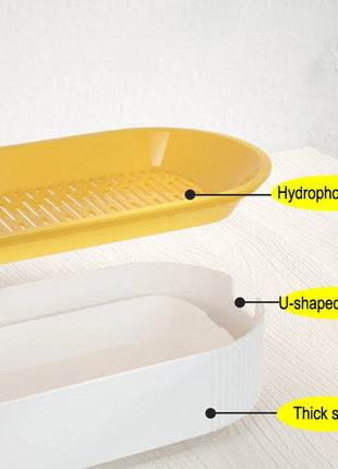 Pet Cat Sprout Dish Growing Pot Hydroponic Plant Cat Grass Germination Digestion Starter Dish Greenhouse Grow Box Excluding seed