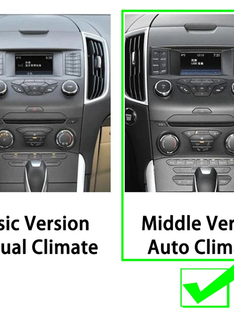 Tesla Style 13.6inch Android Screen GPS Navigation Carplay Autoradio For Ford Edge 2015-2019 Stereo Car Multimedia Video Player