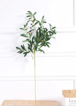 Ten-forked Artificial Olive Branch with Fruit Artificial Flower Artificial Plant Home Decoration Flower Wedding Decoration