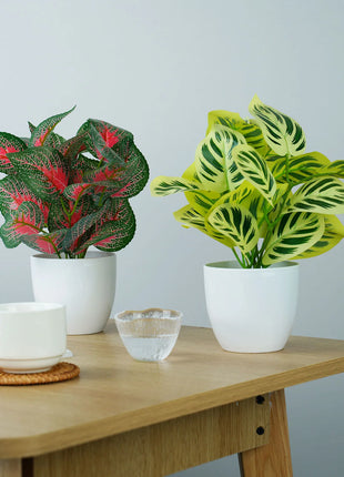 Artificial Green Plants Bonsai Small Tree Simulation Pot Plants for Table Potted Ornaments Home Decor Hotel Garden Decor