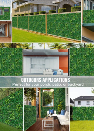 Artificial Plants Grass Wall Panel Boxwood Hedge for Indoor Outdoor Home Garden Vertical Decoration Fake Plant Grass Wedding