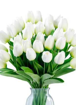 1/5/10/15PCS Tulips Artificial Flowers Real Touch Flowers Tulip Bouquet Decor Fake Tulips Flower for Home Wedding Decorations