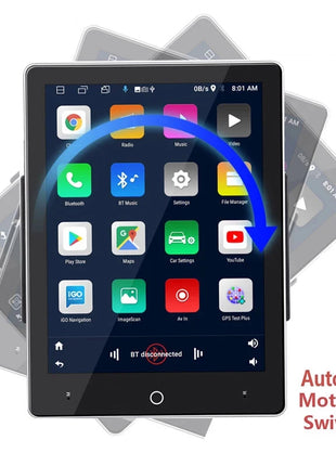 Universal 2 Din Tesla Autoradio 2 din Android 14 Rotatable screen Car Stereo Car Radio GPS Navi Car Multimedia Player 10.1 in - Riparo82