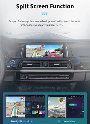 Uckazy 8 Core Wireless Carplay AutoRadio Android 14 For BMW 5 Series F10 F11 2010-2016 CIC NBT Car Multimedia Screen Player GPS Navigation Stereo Carplay Audio - Riparo82