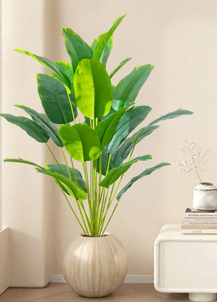 1pc Artificial Plants Large Tropical Palm Tree Fake Banana Plants Leaves Real Touch Plastic Monstera For Home Garden Party Decor