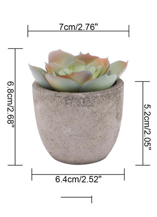 Mini Artificial Aloe Plants Bonsai Small Simulated Tree Pot Plants Fake Flowers Office Table Potted Ornaments Home Garden Decor