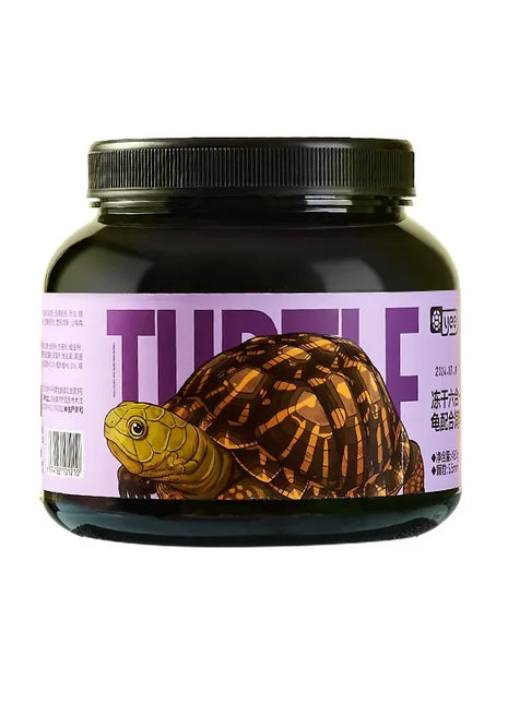 Yee Freeze-Dried Turtle Food - 6-in-1 Floating Pellets with Shrimp, Fish & Vegetables - for Aquatic & Semi-Aquatic Turtles - Riparo82