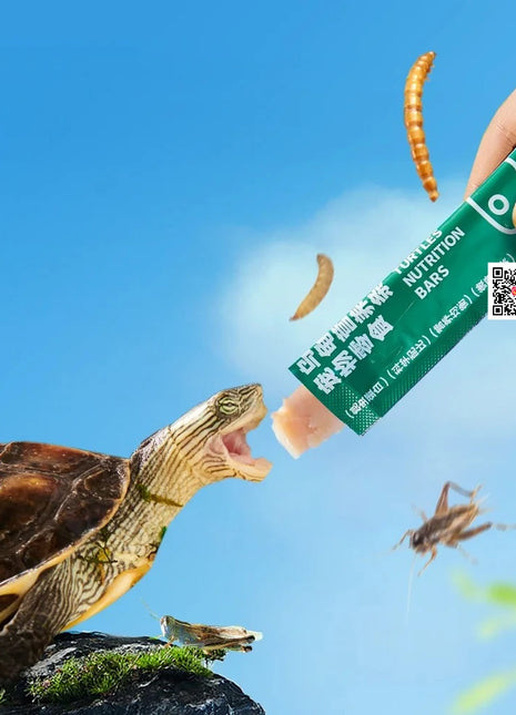 Yee Small Turtle Snacks Nutrition Meat Strips Turtle Food Turtle Feed Breadworms Meat Puree - Riparo82