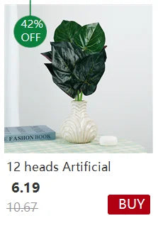 Real Looking 3D Printing Lily Branch  Artificial Flowers White Fake Flowers Flores for Wedding Home Garden Decoration