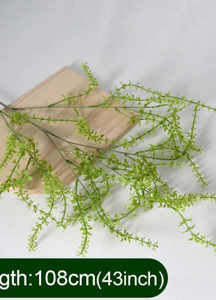 Artificial Fern Plant Branches Real Touch Elegant Greenery Fern Grass Touch Artificial Grass Elegant Fake Plants Wedding Deco