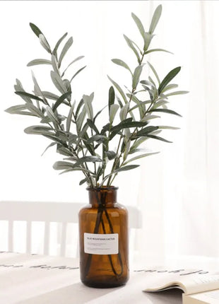 Ten-forked Artificial Olive Branch with Fruit Artificial Flower Artificial Plant Home Decoration Flower Wedding Decoration