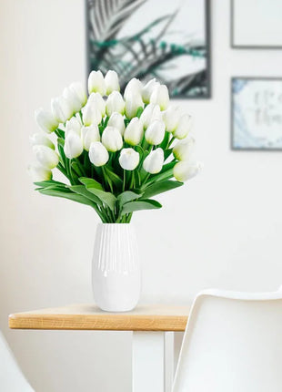 1/5/10/15PCS Tulips Artificial Flowers Real Touch Flowers Tulip Bouquet Decor Fake Tulips Flower for Home Wedding Decorations