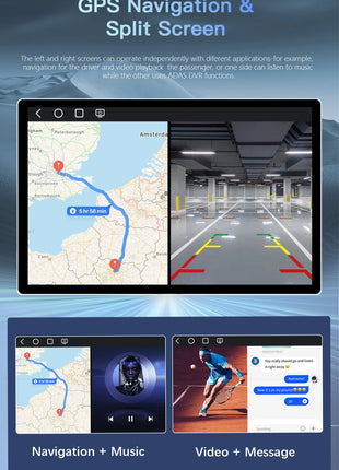 Wireless CarPlay Android 14 Car Radio for For Fiat/Bravo 2007 2008 2009 20102011 2012 AutoRadio Stereo GPS Navigation Multimedia Screen - Riparo82