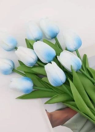 1/5/10/15PCS Tulips Artificial Flowers Real Touch Flowers Tulip Bouquet Decor Fake Tulips Flower for Home Wedding Decorations