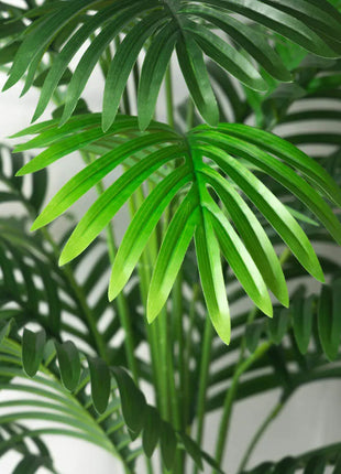 90-120cm Large Artificial Palm Tree Tropical Fake Plants Green Plastic Palm Leafs Big Monstera Tree Branch For Home Garden Decor