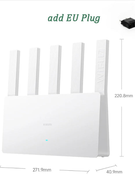 XIAOMI Router BE5000 WiFi 7 5011Mbps 2.4G/2.5GHz Network Port 512MB Memory Dual Broadband Access Network Security Protection CN - Riparo82
