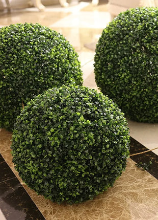 Indoor Or Outdoor Artificial Grass Dome Ball Plants Simulation Leave Grass Ball Eco-friendly green