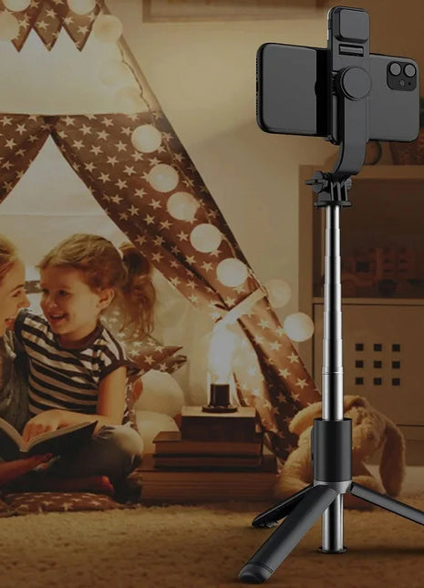 Xiaomi Selfie Stick 1045mm With Wireless Bluetooth LED Fill Light Extended Tripod With Remote Shutter For Android ios Cellphone - Riparo82