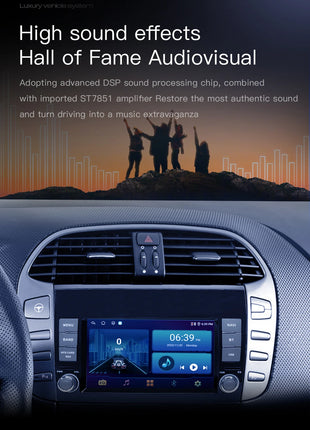 Wireless CarPlay Android 14 Car Radio for For Fiat/Bravo 2007 2008 2009 20102011 2012 AutoRadio Stereo GPS Navigation Multimedia Screen - Riparo82