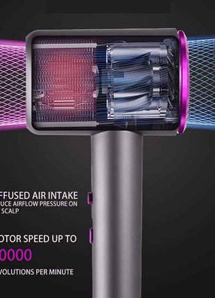 Electric Hair Dryer, Household High-power Negative Ion Hair Care Hot And Cold Air Speed Dry Hair Dryer, Easy To Carry