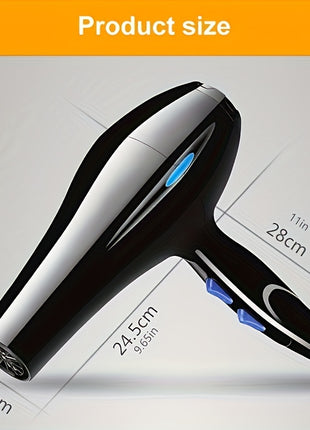 Fashionable Hair Dryer, Constant Temperature Control, 5 Heat Settings, Fast Drying, With Diffuser, Concentrator Nozzles, And Styling Accessories - Riparo82