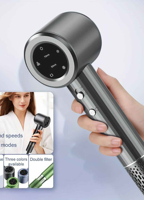 Hair Dryer -110000 Rpm High-Speed Hair Dryer, Brushless Motor And Negative Ion Technology for Fast Drying, 1400W Portable Hair Dryer Suitable for Family And Travel Holiday Gifts