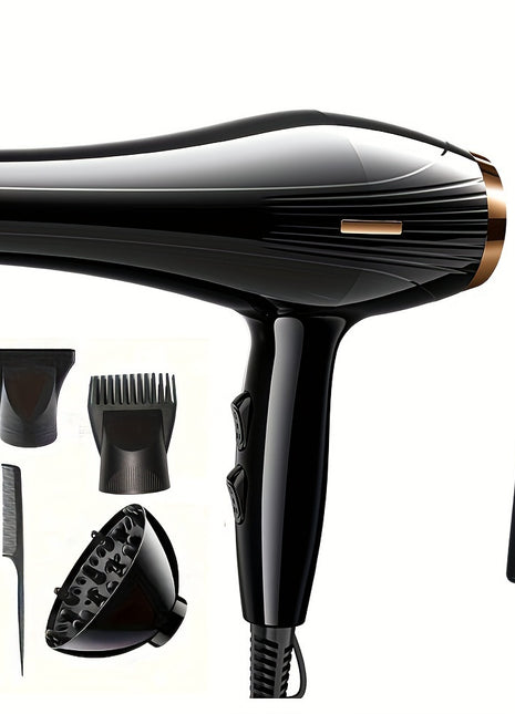 High-Power Hair Dryer With Strong Negative Ions, Low Noise, Fast Drying, Intelligent Temperature Control, Overheat Protection, Suitable For Home Salon Use - Riparo82