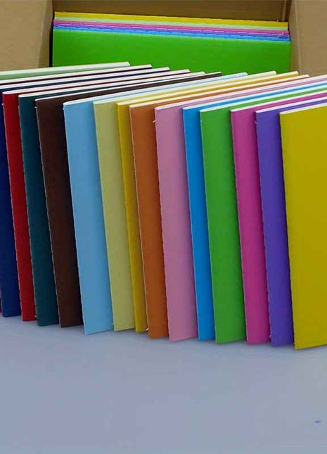 Set di Quaderni Tascabili A6 Arcobaleno da 32 Pezzi - Copertina Rigida Premium, Essenziali per l'Ufficio Quotidiano