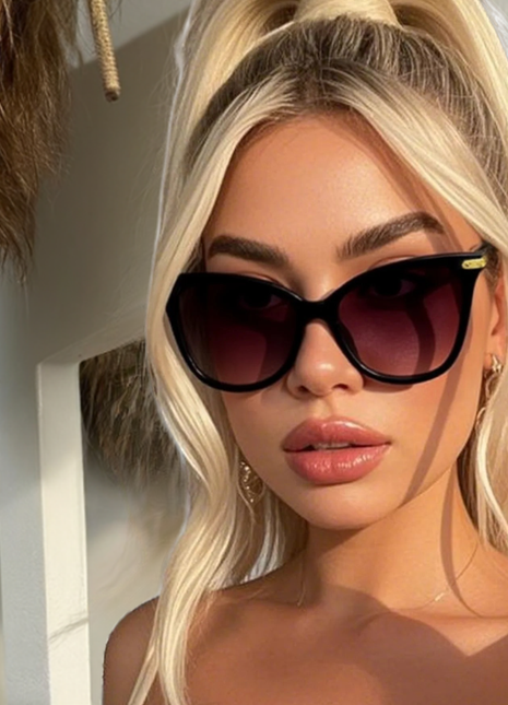 1/2/3 pezzi moda cat eye montatura in plastica occhiali da sole da donna per uomo tonalità di vita quotidiana accessori per occhiali. - Riparo82