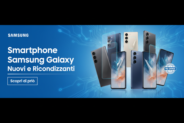Smartphone Samsung Galaxy - Nuovi e Ricondizionati