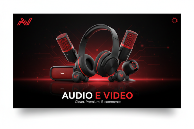 Audio e Video - Cuffie Speaker Webcam