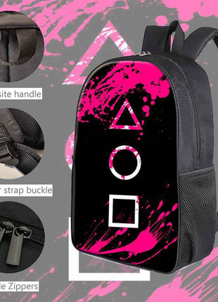 Offerta Speciale per il Ritorno a Scuola: Set da 3 Pezzi di Zaino Horror, Include un Grande Zaino Capiente, Astuccio e Borsa Pranzo con Cerniera e Spalline Regolabili – Ideale come Regalo per Viaggi e Pendolarismo, per Adolescenti